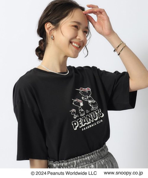 【PEANUTS】別注 接触冷感グラフィックTシャツ