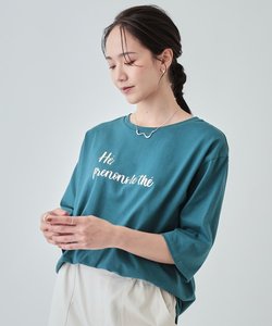 ひんやり（接触冷感） UV コットンUSAロゴTシャツ