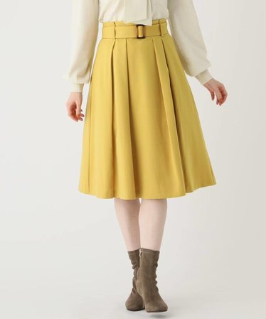 ひざ丈スカート（イエロー/黄色）通販 | &mall（アンドモール）三井 
