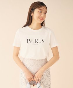 PARISパール調デザインTシャツ【洗濯機洗い可】
