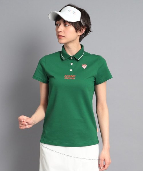 ロゴデザイン 半袖ポロシャツ | adabat（アダバット）の通販 - &mall