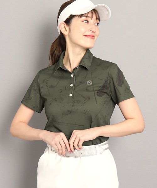 【UVカット／吸水速乾／遮熱】ゴルフギアデザイン 半袖ポロシャツ