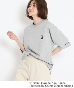 OSAMU GOODS/オサムグッズ コラボ 胸刺繍 コットン半袖Tシャツ