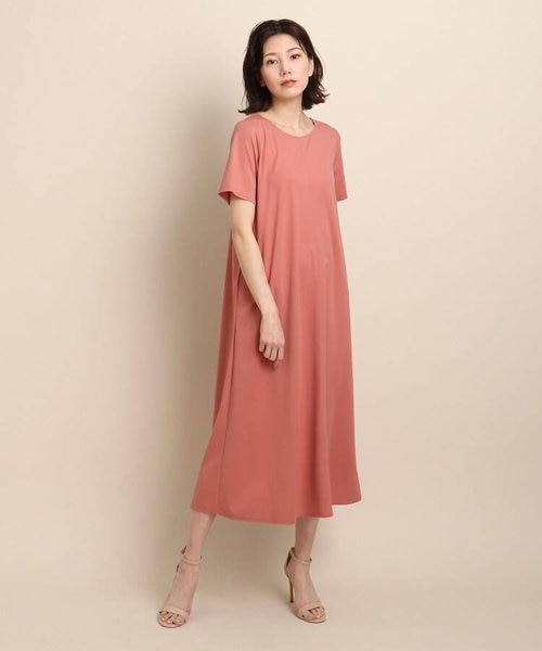 洗える 日本製 リラクシージャージロング丈ワンピース Coup De Chance クードシャンス の通販 Mall