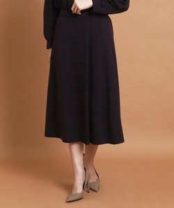【洗える/日本製/セットアップ可】フレアシルエットのジャージスカート