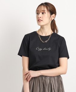 【洗える／日本製】夏のスタイリングに活躍するロゴTシャツ