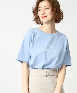 夏に嬉しい！ひんやりロゴプリント半袖Tシャツ