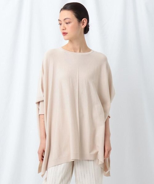 S Web限定 ポンチョ風ニットプルオーバー Indivi インディヴィ の通販 Mall