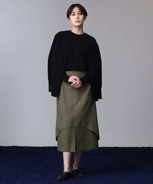 日本製/エコ】レイヤードデザインスカート | INDIVI（インディヴィ）の