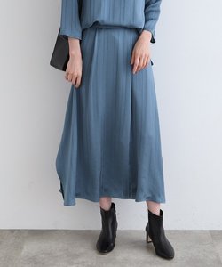 【SETUP可能／日本製】レースデザインスカート
