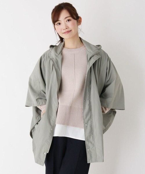 M L マウンテン ポンチョ Pink Adobe ピンクアドベ の通販 Mall