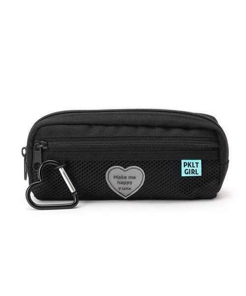 ハート型カラビナ付き横長ポーチ Pink Latte ヒ ンクラテ の通販 Mall