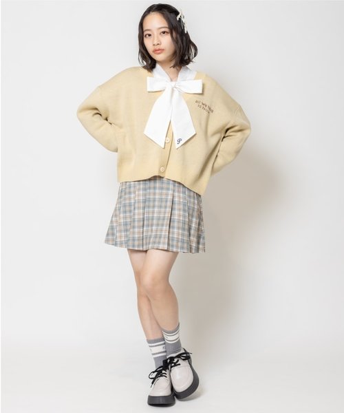 スクールプリーツスカート チェック柄（本格的）40cm丈 セーラー服