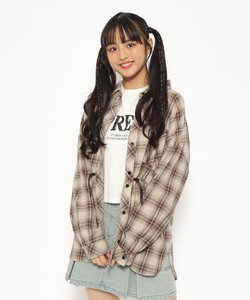 【2点SET】ビックチュニックシャツ＋インナーTシャツ