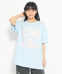 【綿100％】定番人気カレッジロゴチュニックTシャツ