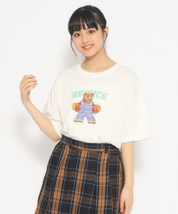 スケボークマちゃんプリントTシャツ