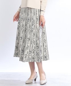【春SALE/WEB限定カラーあり／洗える／セットアップ可能】ジャカードニットスカート