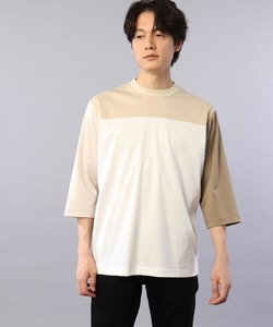 【Made in JAPAN】カラーブロッキング フットボール Tシャツ