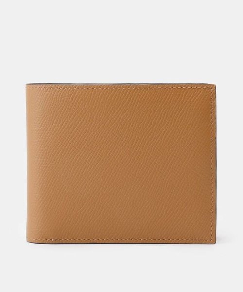 TAKEO KIKUCHI(タケオキクチ) 財布 フレンチカーフ 2折財布 黒-