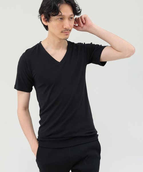 【MADE IN JAPAN】ベーシック半袖VネックTシャツ