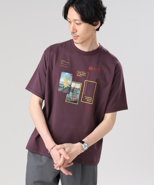 Sサイズ～】日本画 グラフィック プリント Tシャツ 愛知 | TAKEO
