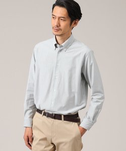 【ON/OFF兼用】日本製 オックス ストライプ ボタンダウンシャツ