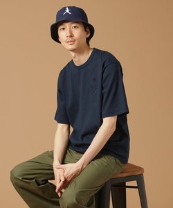 【Made in JAPAN】＆マーク刺繍　丸胴Tシャツ