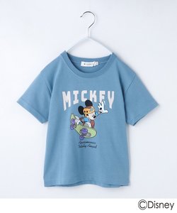 Disney/【110-150/親子リンク】プリント半袖Tシャツ