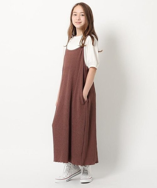 150 160cm リンクコーデ 2点セット プリーツワンピース Tシャツset The Shop Tk Kids サ ショップティーケー の通販 Mall