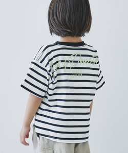 【110-150】オーガビッツコットンバックプリントTシャツ