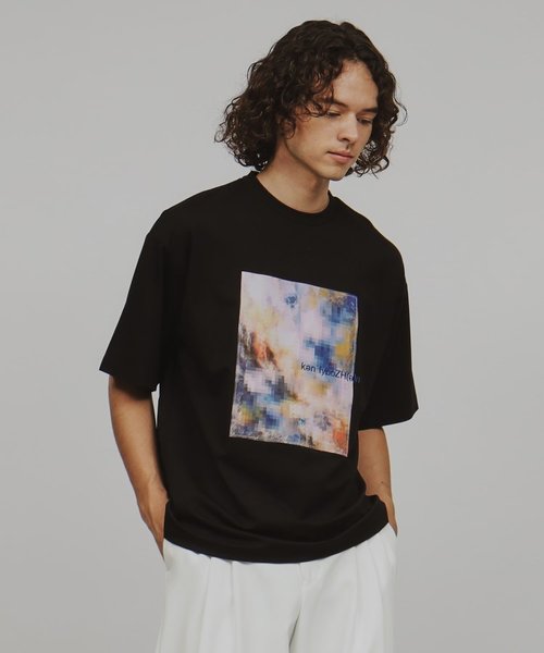 モザイクアブストTシャツ