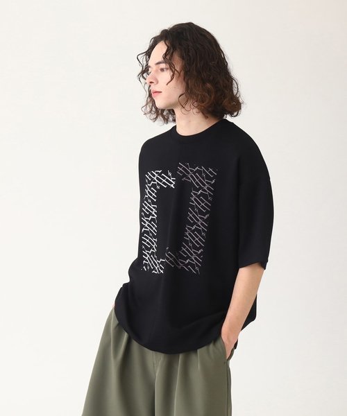 モノグラム刺繍Tシャツ | tk.TAKEO KIKUCHI（ティーケータケオキクチ