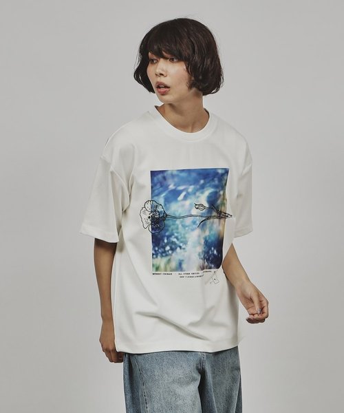 アブストピクチャーTシャツ