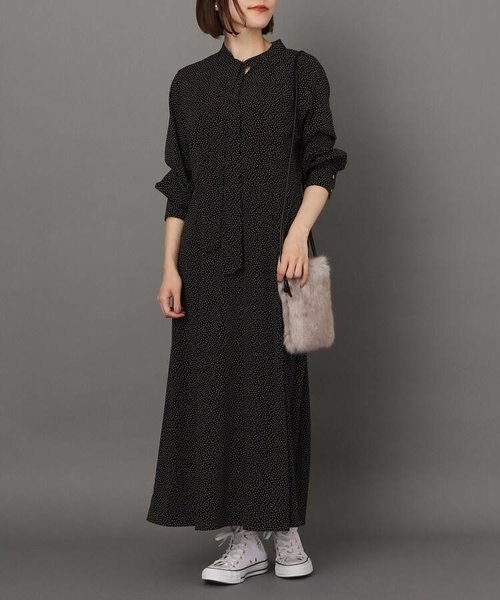 ボウタイワンピース 洗える Untitled アンタイトル の通販 Mall