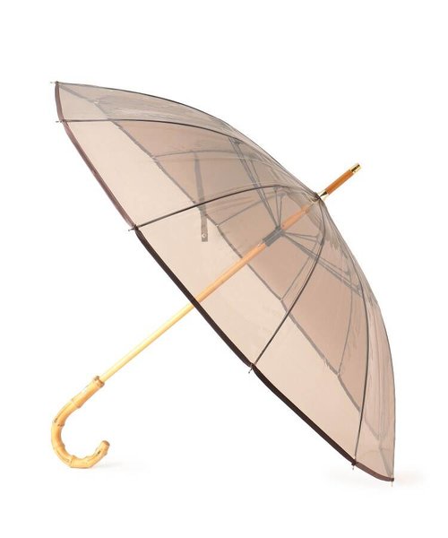 TRADITIONAL WEATHERWEAR CLEAR UMBRELLA BAMBOO/クリアバンブー持ち