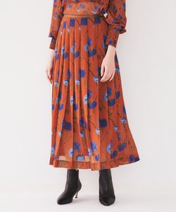 フラワーシフォンスカート