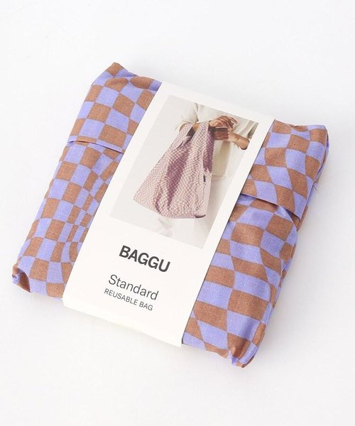 STANDARD BAGGU (スタンダードバグゥ) チェッカーラベンダー×ベージュ