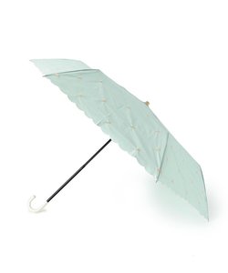 【晴雨兼用】プチフラワー刺繍折り畳み傘