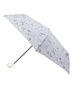 【晴雨兼用】花柄ハンドルタイプ折りたたみ傘