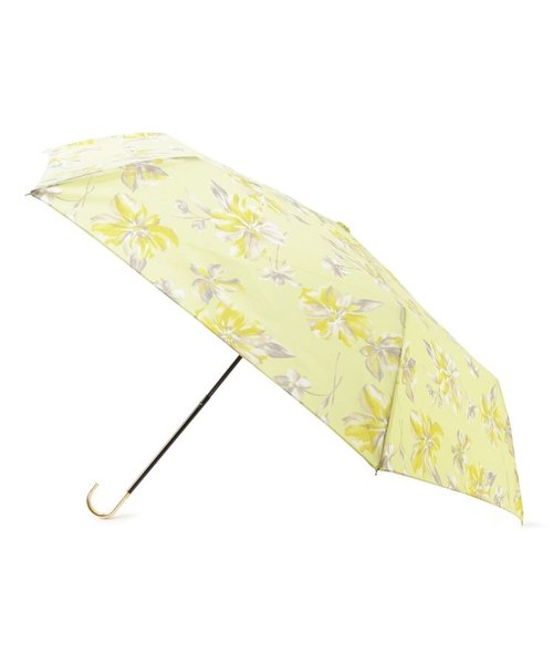 【晴雨兼用】花柄ハンドルタイプ折りたたみ傘