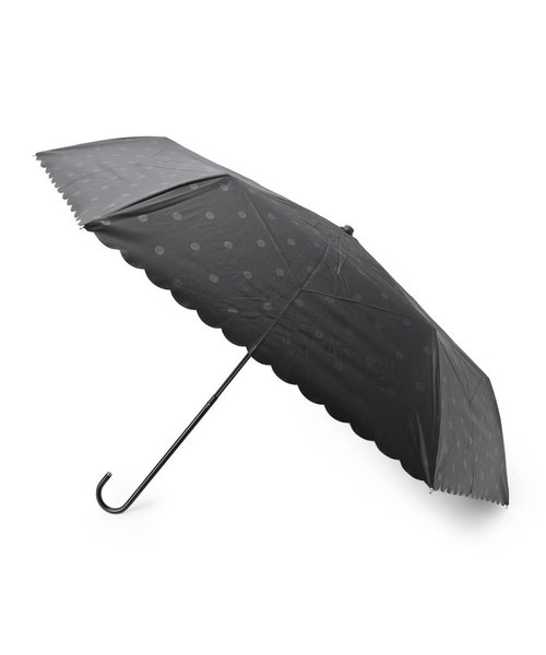 【晴雨兼用】ドットヒートカット折りたたみ傘
