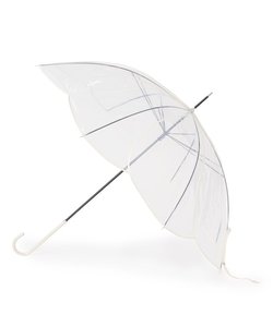 クリアアンブレラ／カラーパイピング【長傘/雨傘/ビニール傘/通勤/通学】