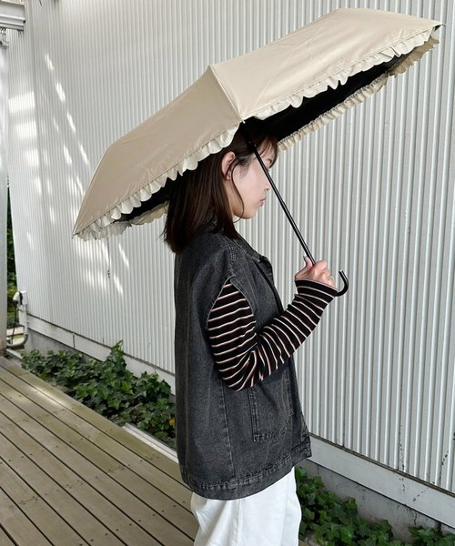 紫外線遮蔽率99.9％以上/遮光率99.9％以上/レイン/日傘/折りたたみ傘