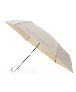 遮光率100％ UVカット率100％ 遮光ゴールドラインマーガレットmini 日傘 晴雨兼用 折りたたみ傘