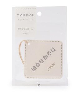 ◆moumou ペーパーエアフレッシュナー リネン