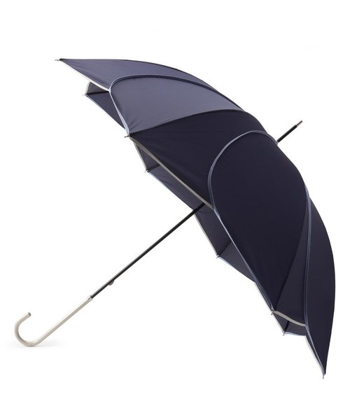 【晴雨兼用/UV】バイカラーパイピング 長傘