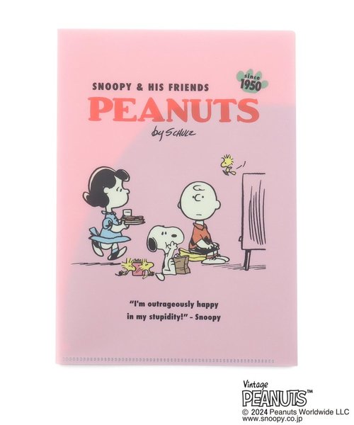 ◆SNOOPY クリアファイル A5 SNOOPY＆FRIENDS