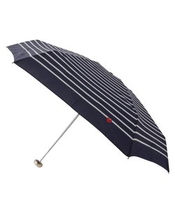 【晴雨兼用/UV】Wpc. ハート刺繍ボーダー折傘 mini