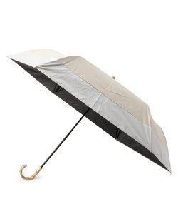 【晴雨兼用/UV】PUバイカラーラージ トートバッグ 折傘