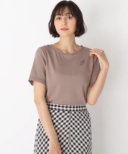 【洗える】ブランブル ロゴシフォントリムTシャツ